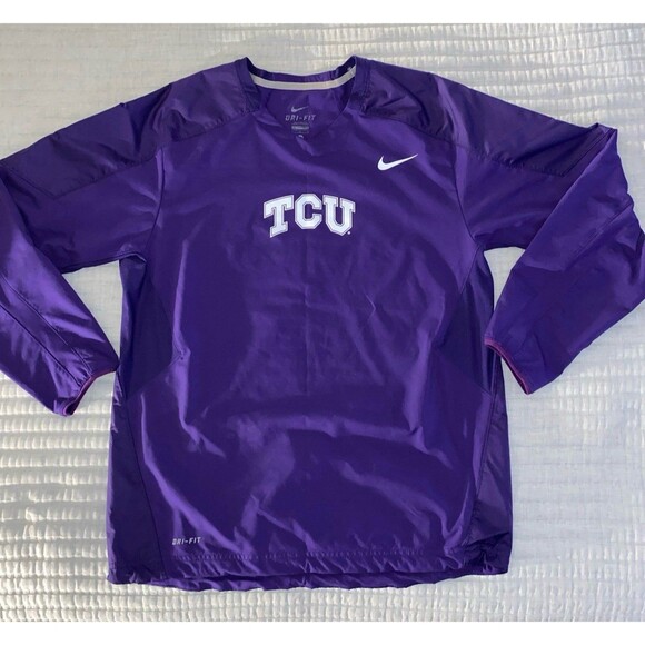 Vintage Nike DRI-FIT TCU Windbreaker pullover  - Medium - Picture 1 of 5